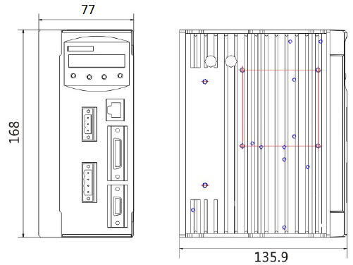 QS7AA030M dimensions